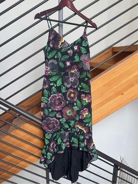 Sam Edelman Strappy Mermaid Ruffle Dress Size 4, NWT